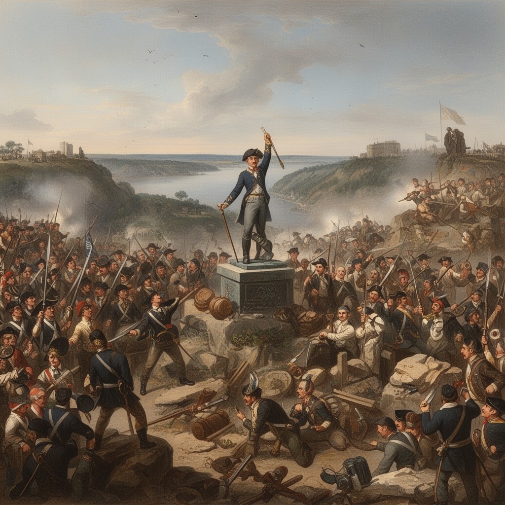 AI-generated illustration of Battle of Queenston Heights