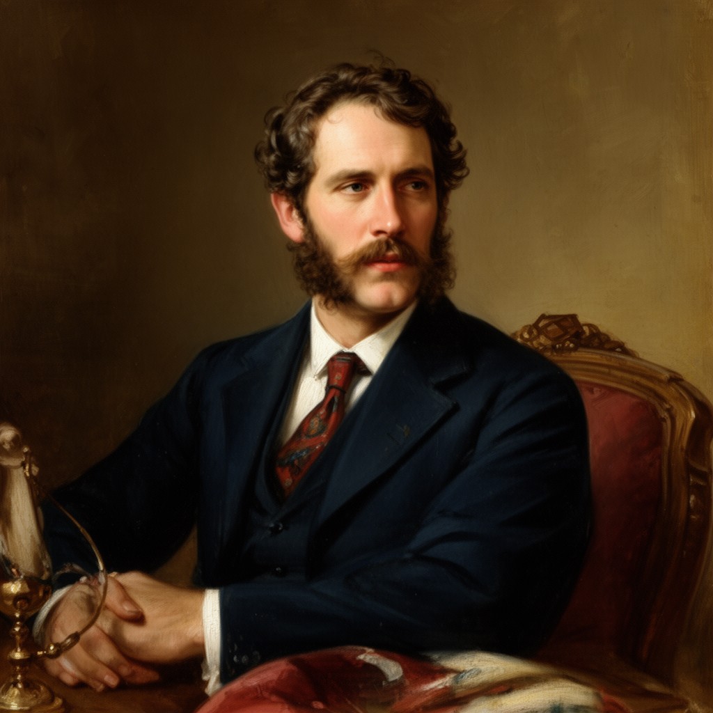 AI-generated illustration of James Carnegie, 9th Earl of Southesk