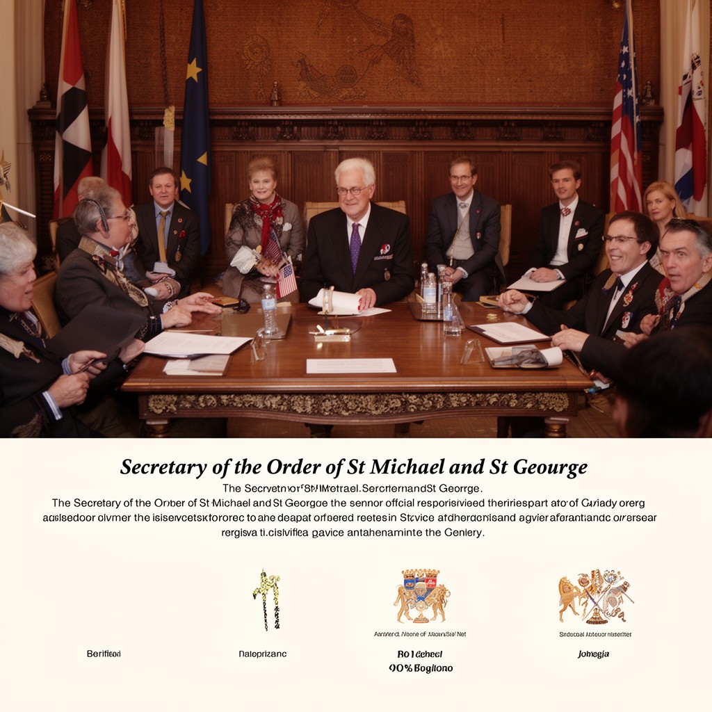 AI-generated illustration of Secretary of the Order of St Michael and St George