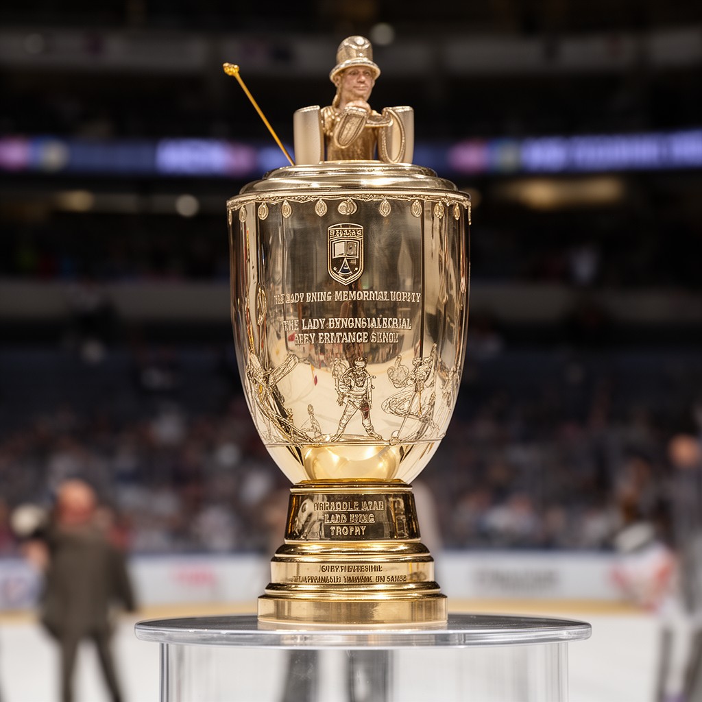 AI-generated illustration of Lady Byng Memorial Trophy