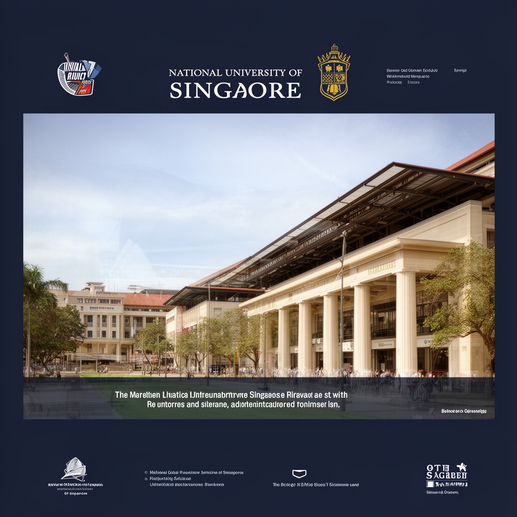AI-generated illustration of National University of Singapore