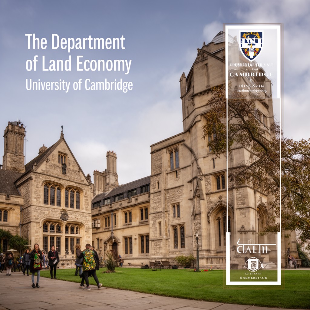 AI-generated illustration of Department of Land Economy, University of Cambridge