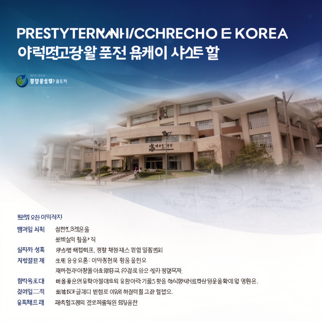 AI-generated illustration of Presbyterian Church of Korea