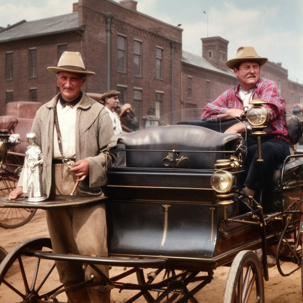 AI-generated illustration of Durant-Dort Carriage Company