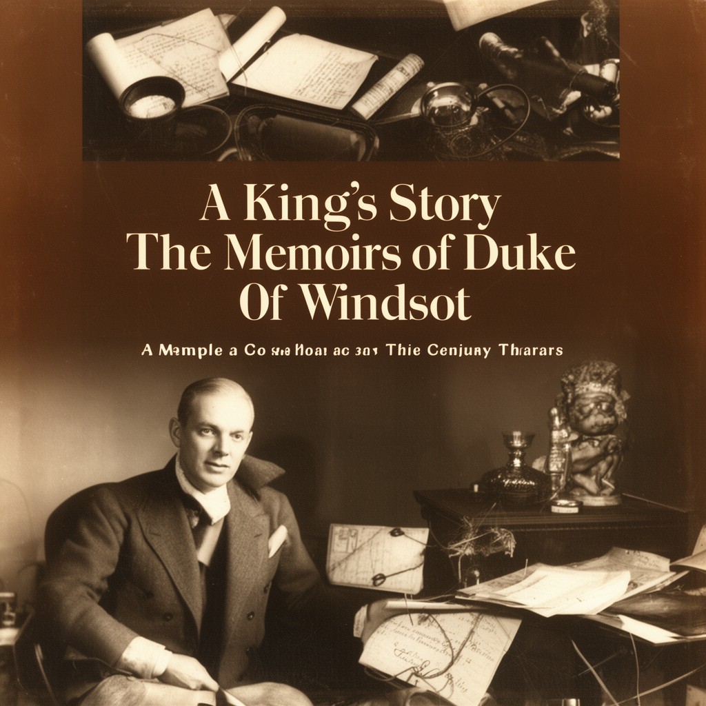 AI-generated illustration of A King’s Story: The Memoirs of the Duke of Windsor