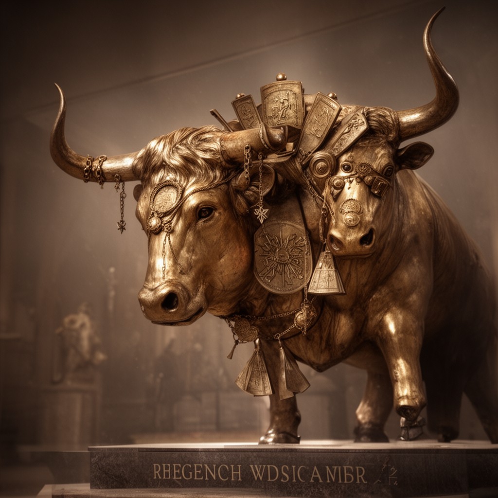 AI-generated illustration of Golden Bull of 1356