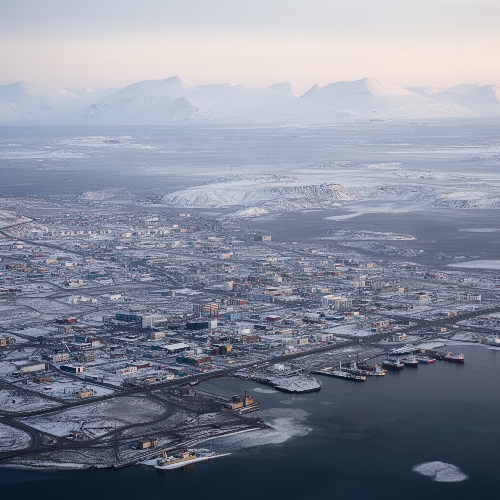 AI-generated illustration of Iqaluit
