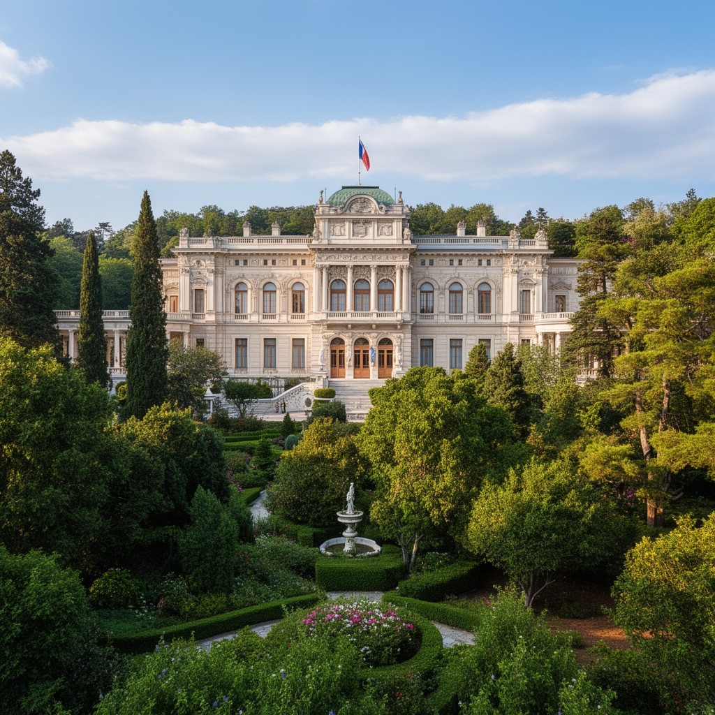 AI-generated illustration of Livadia Palace