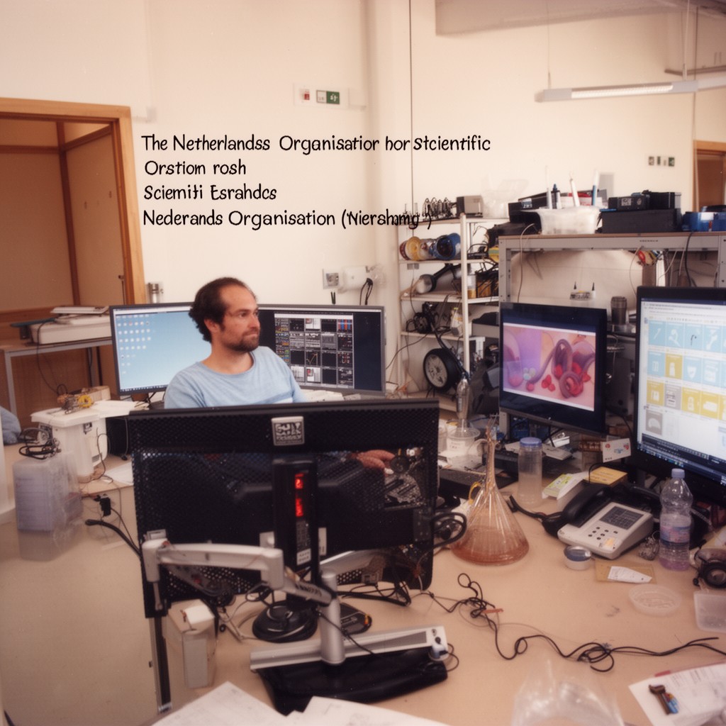 AI-generated illustration of Netherlands Organisation for Scientific Research