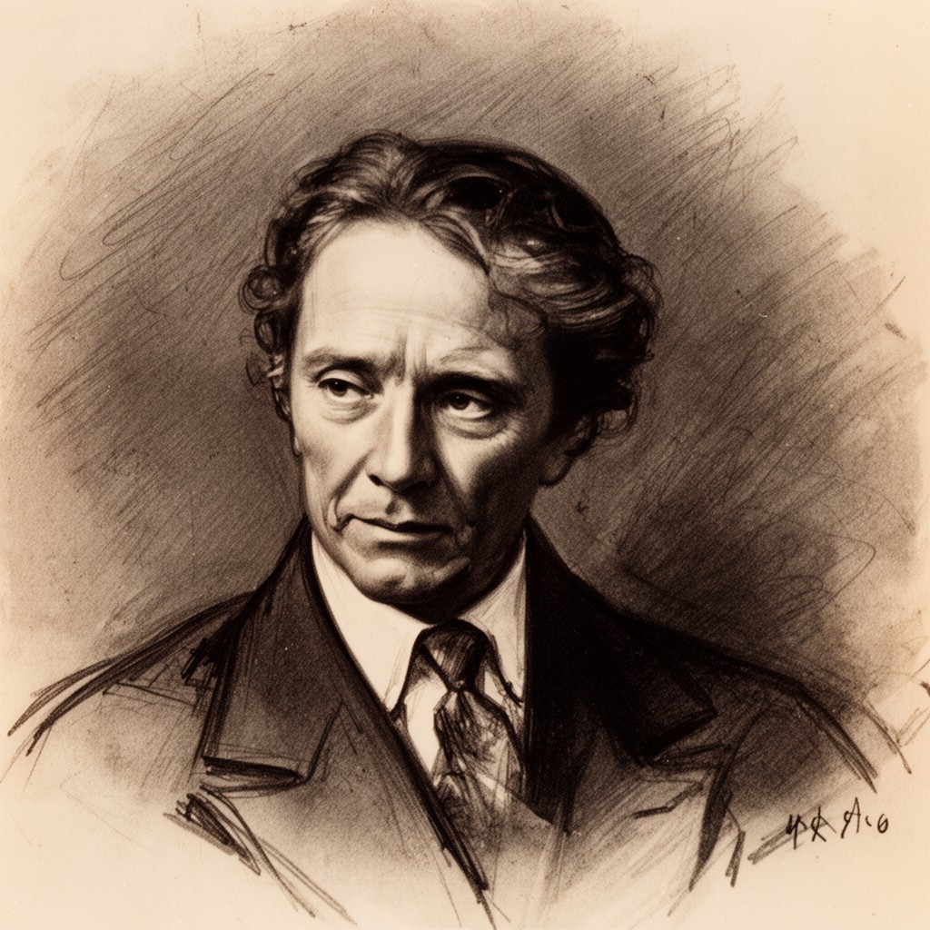 AI-generated illustration of Vachel Lindsay