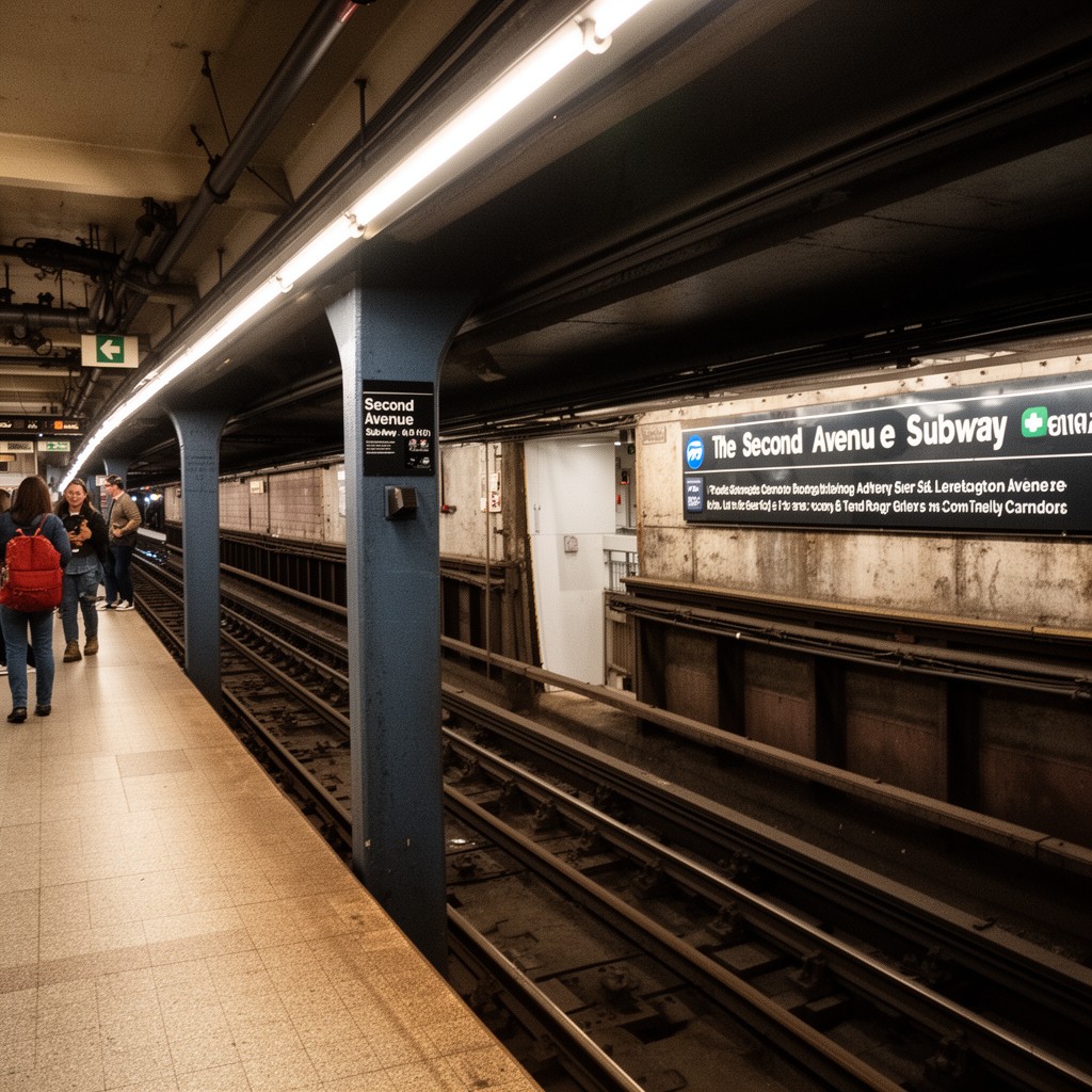 AI-generated illustration of Second Avenue Subway
