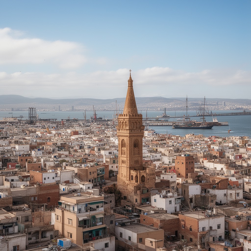 AI-generated illustration of Salé