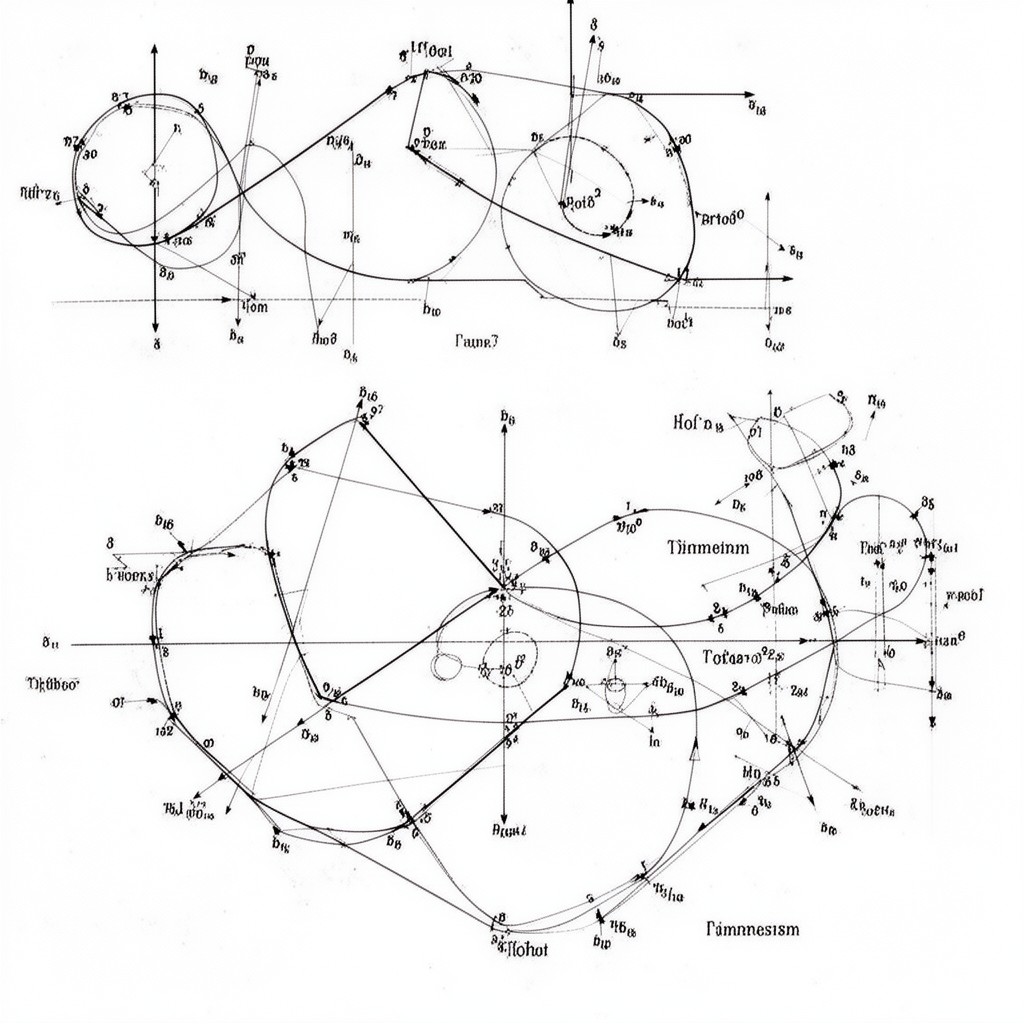 AI-generated illustration of continuum mechanics