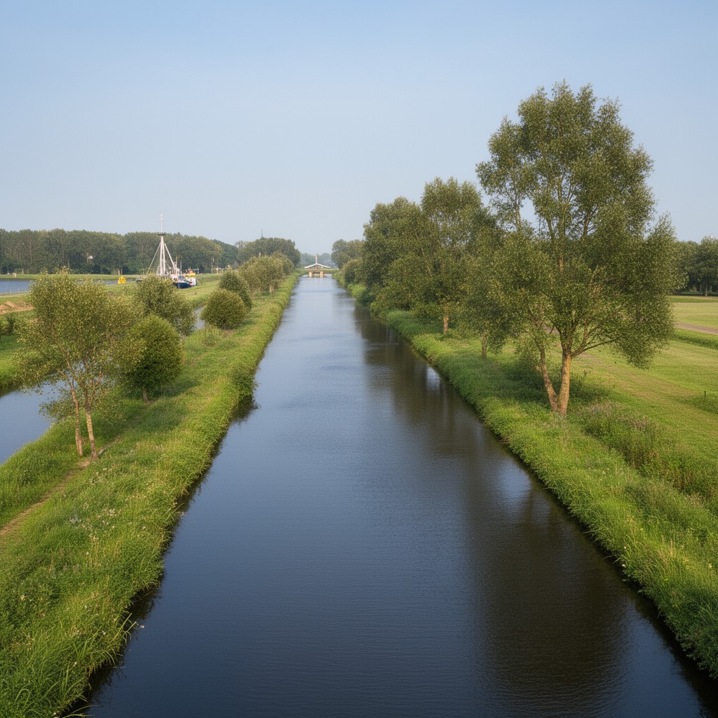 AI-generated illustration of Van Starkenborghkanaal