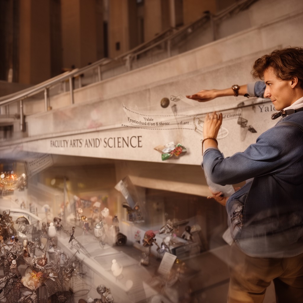 AI-generated illustration of Faculty of Arts and Sciences at Yale University