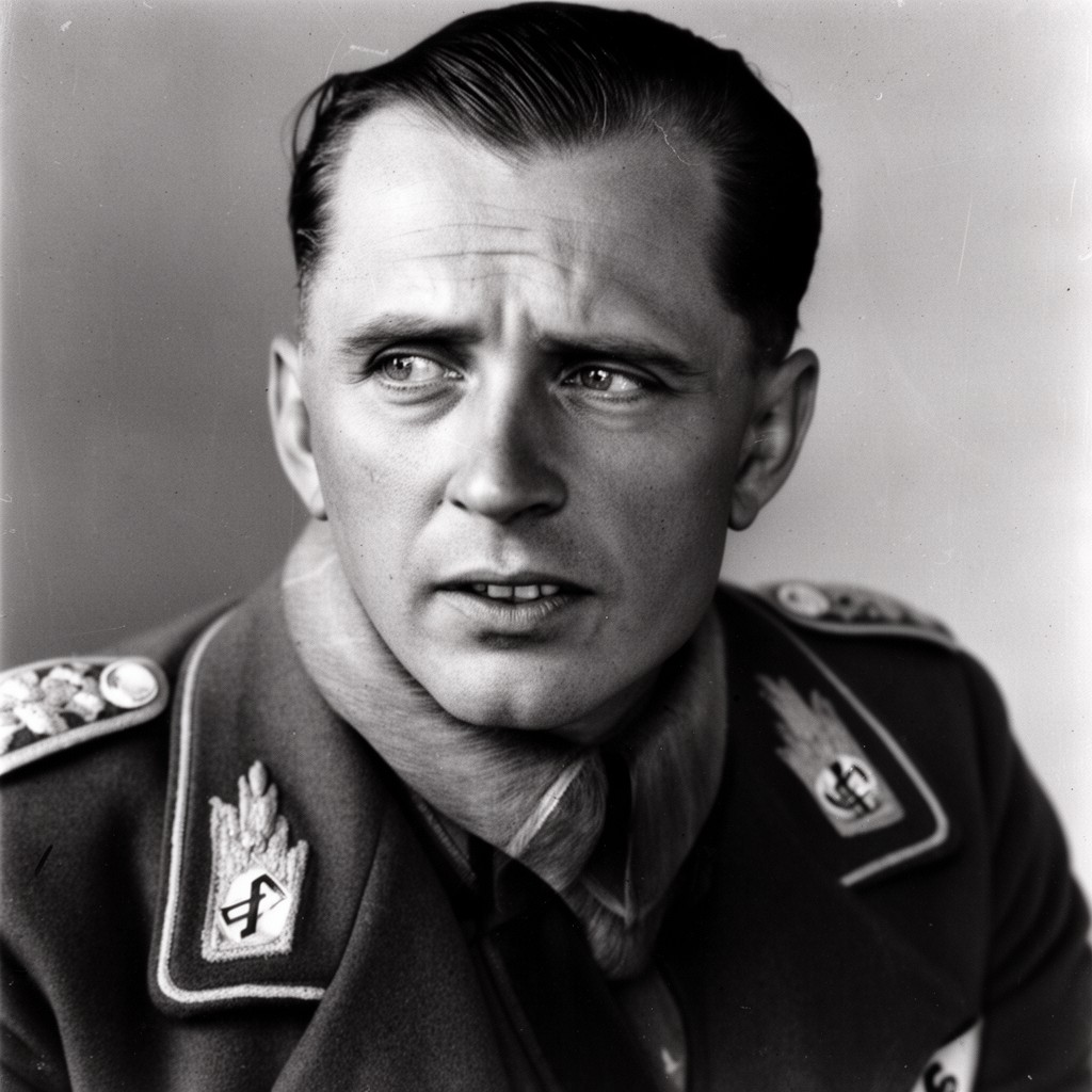 AI-generated illustration of Walter Schellenberg