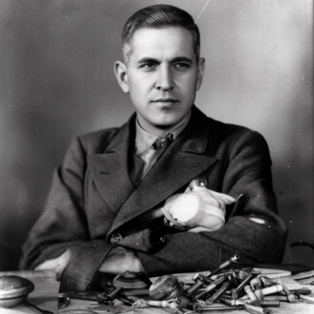 AI-generated illustration of Lazar Kaganovich