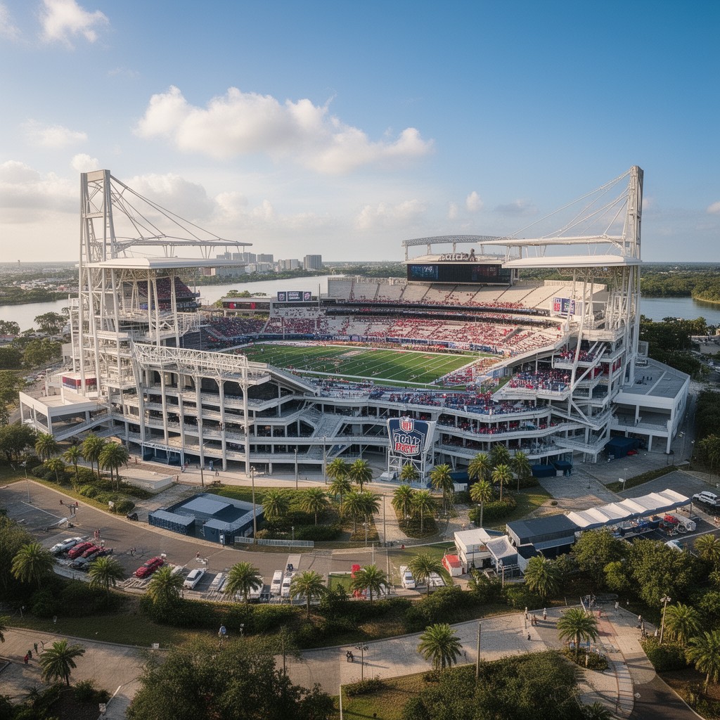 AI-generated illustration of Alltel Stadium