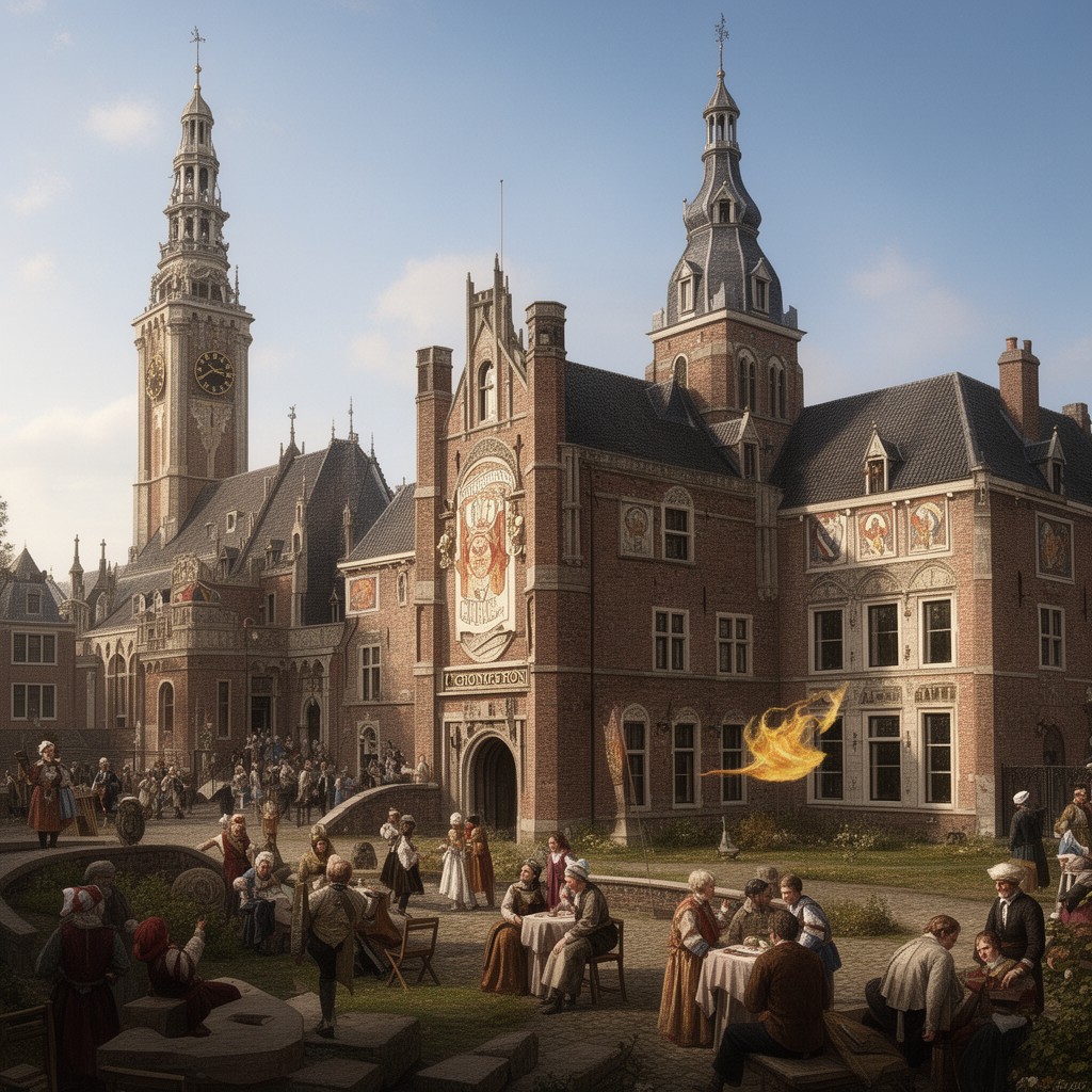AI-generated illustration of Lordship of Groningen