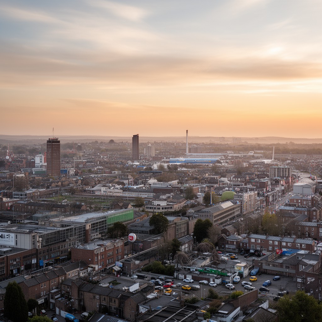AI-generated illustration of Luton