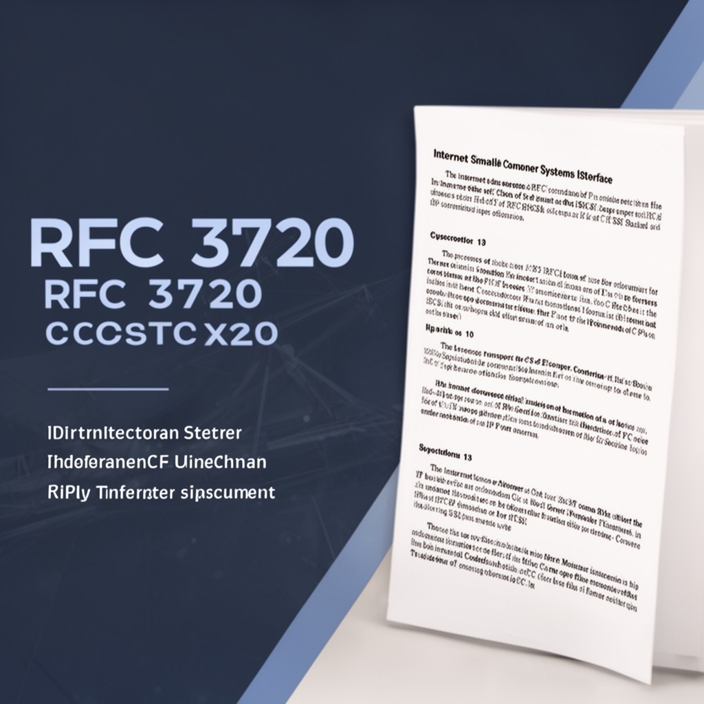 AI-generated illustration of RFC 3720