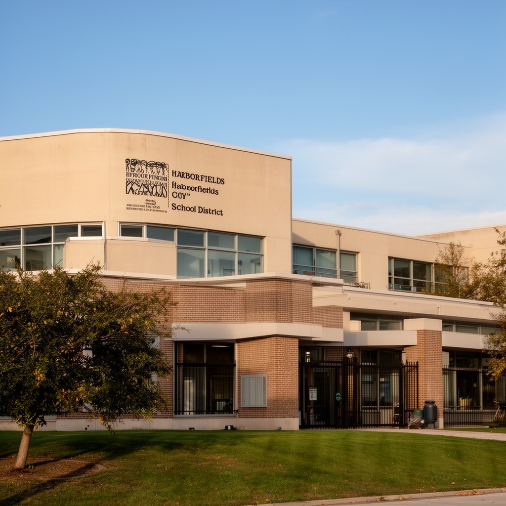 AI-generated illustration of Harborfields Central School District