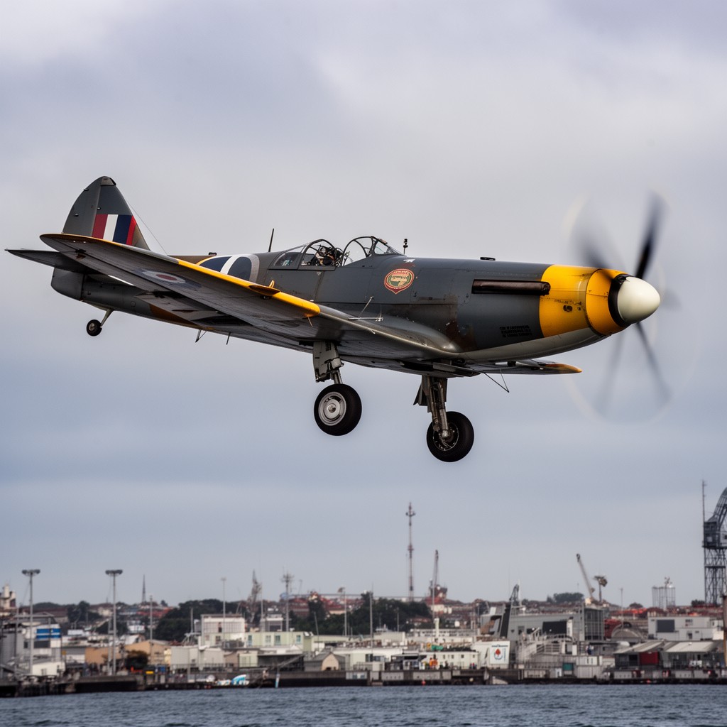 AI-generated illustration of Supermarine Seafire