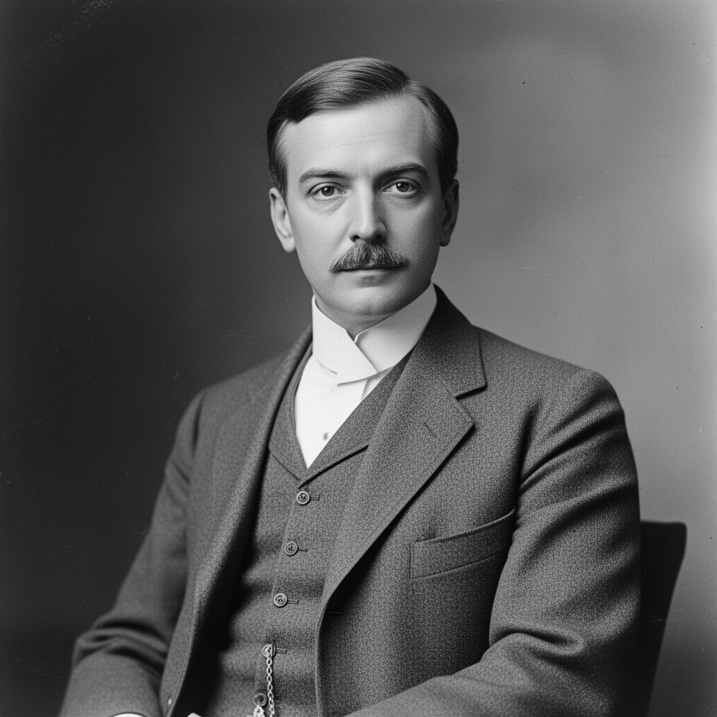 AI-generated illustration of Charles Ranlett Flint