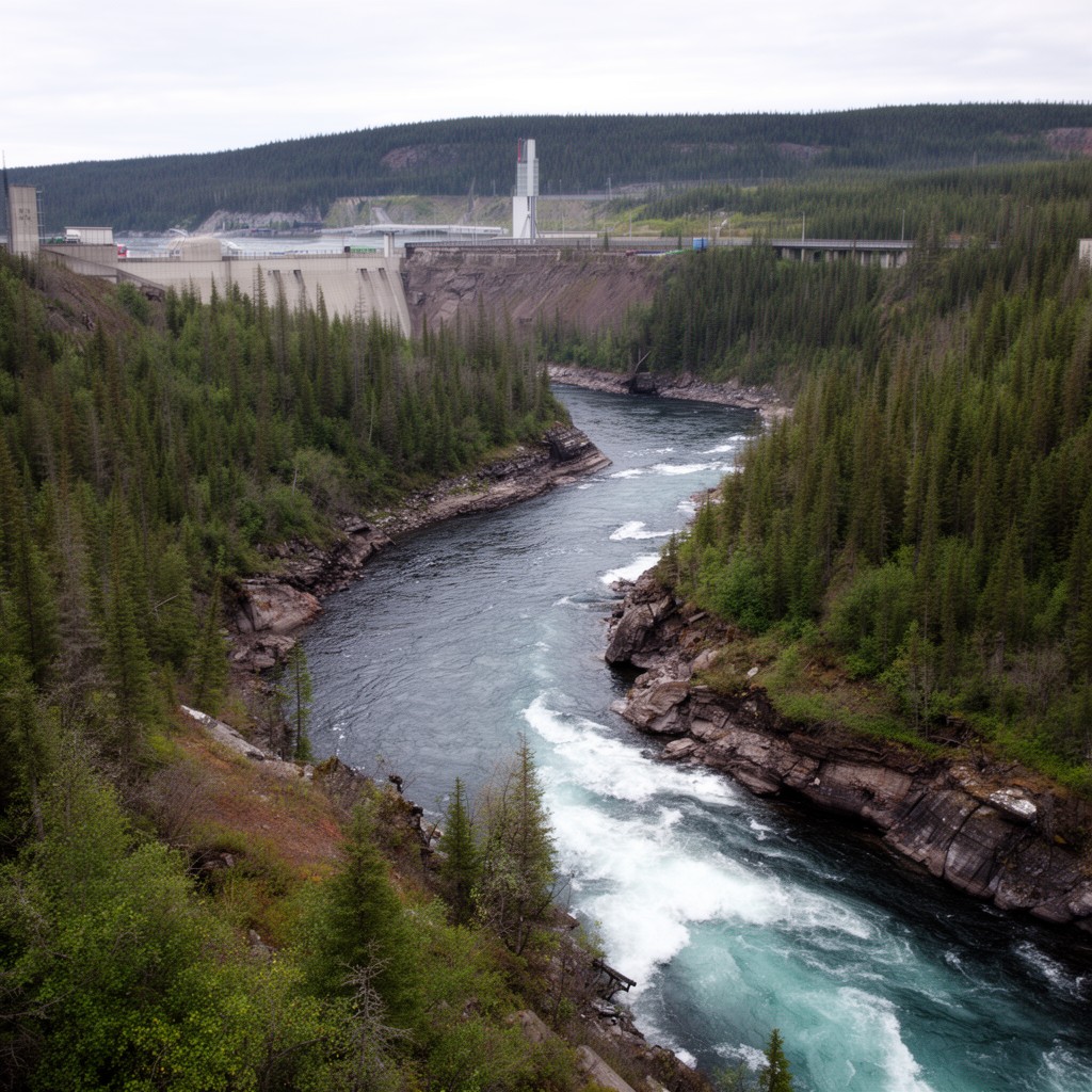 AI-generated illustration of Nipigon River