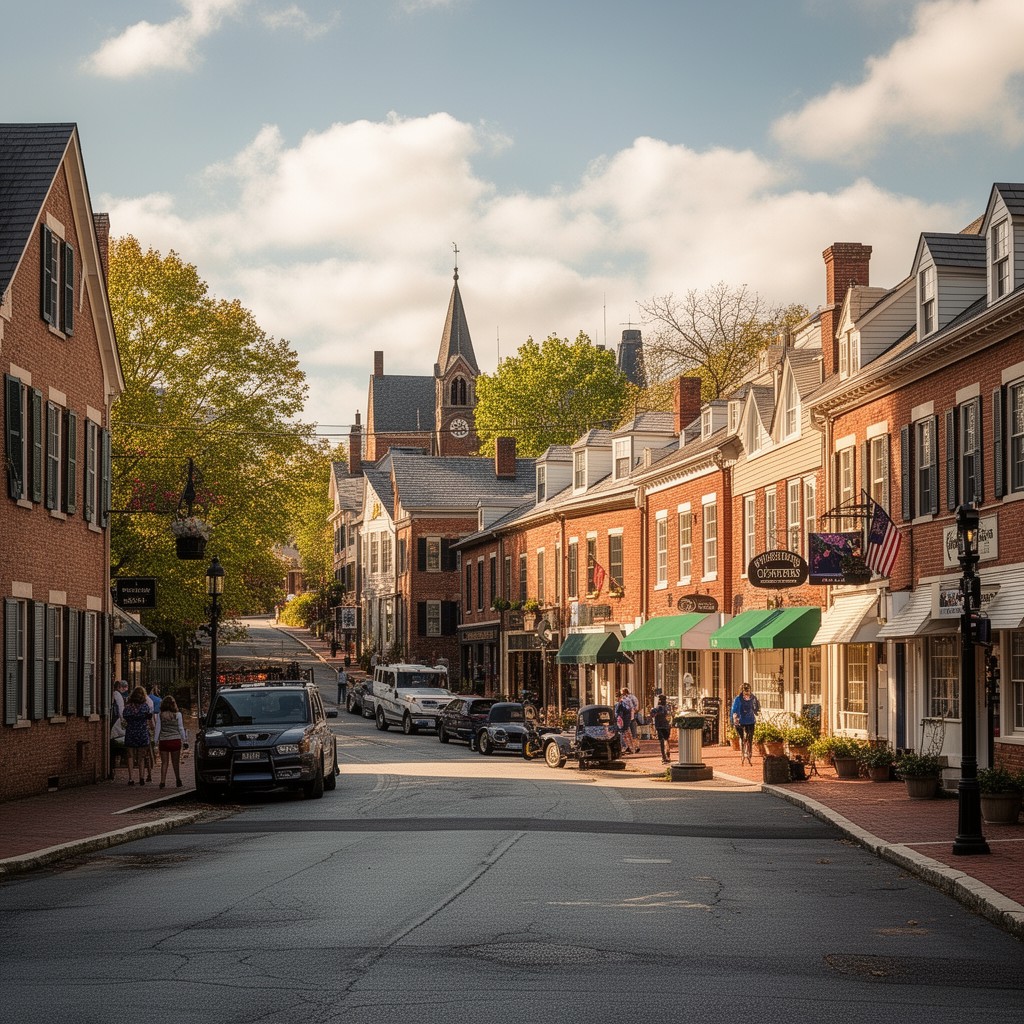 AI-generated illustration of Winchester Center Historic District