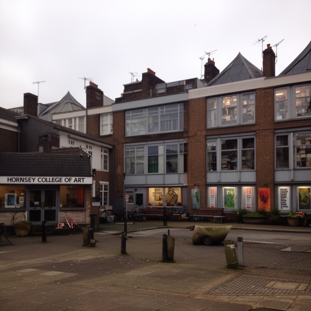 AI-generated illustration of Hornsey College of Art