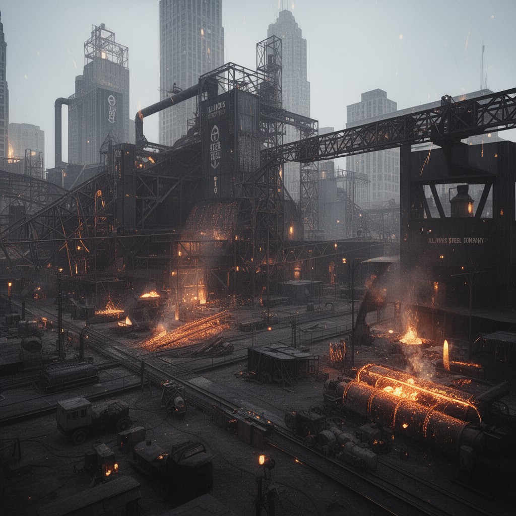 AI-generated illustration of Illinois Steel Company