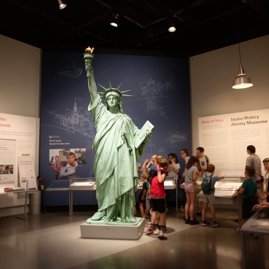 AI-generated illustration of Statue of Liberty museum