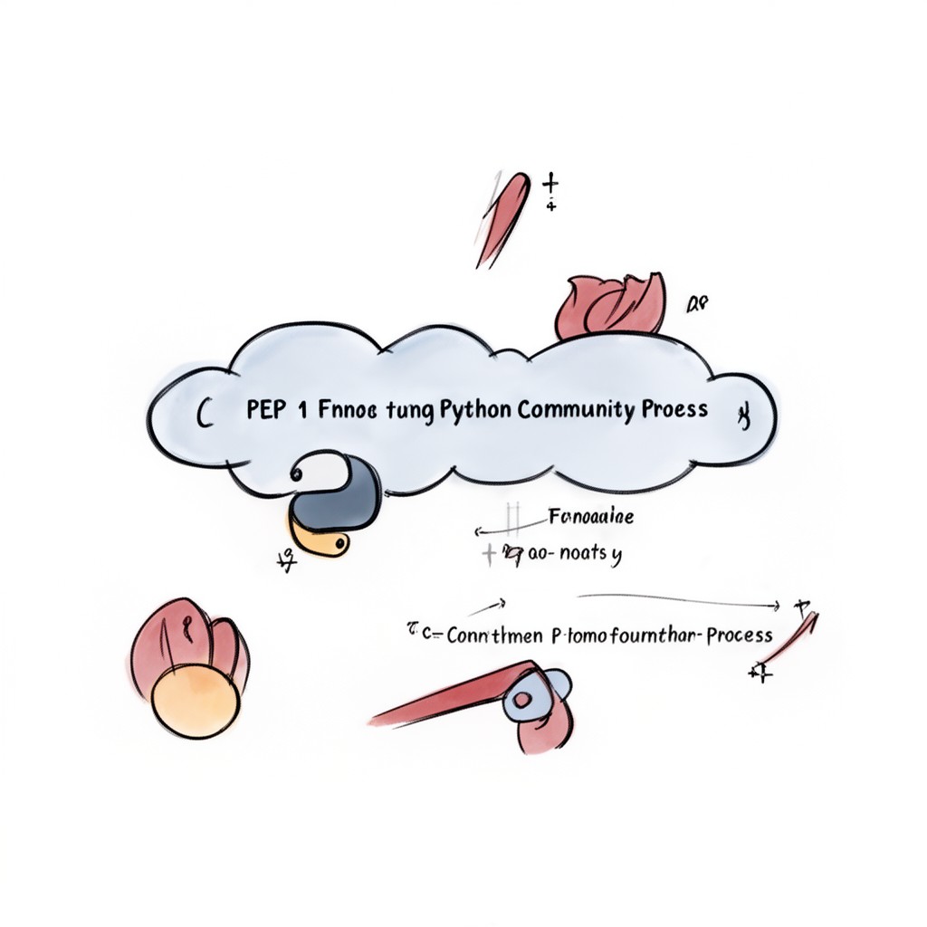 AI-generated illustration of PEP 1