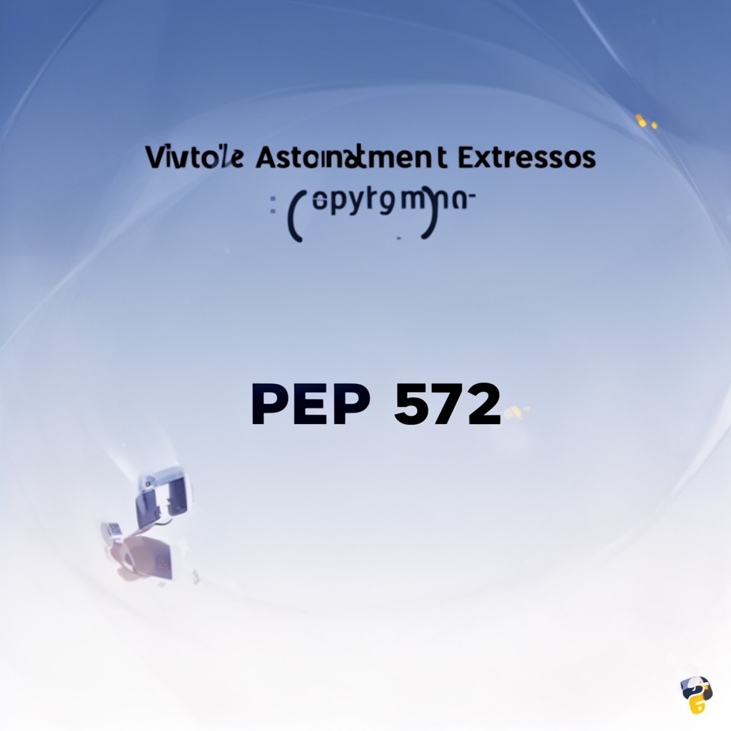 AI-generated illustration of PEP 572