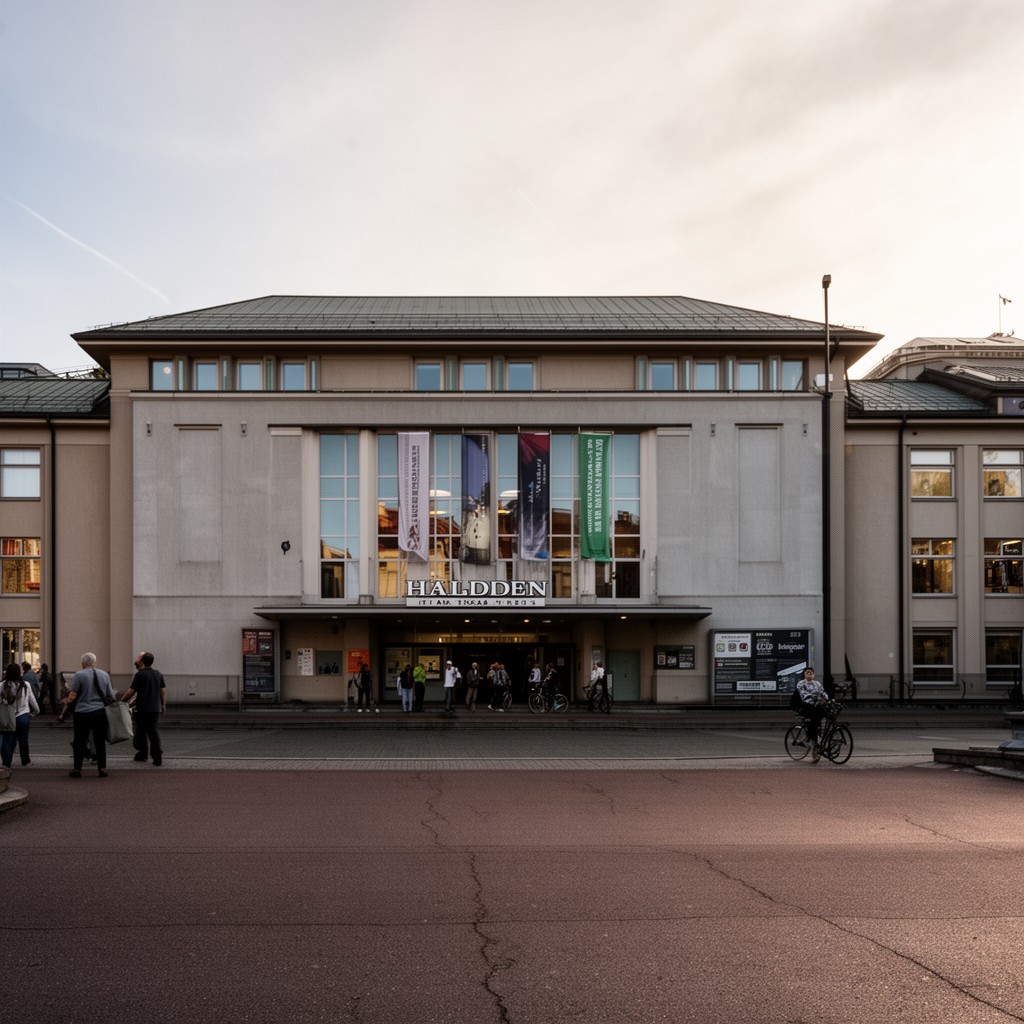 AI-generated illustration of Halden Theatre