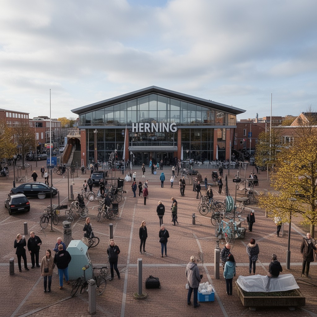 AI-generated illustration of Herning