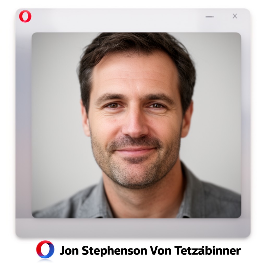 AI-generated illustration of Jon Stephenson von Tetzchner