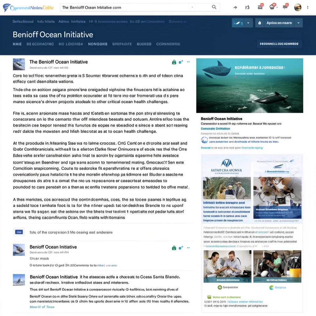 AI-generated illustration of Benioff Ocean Initiative