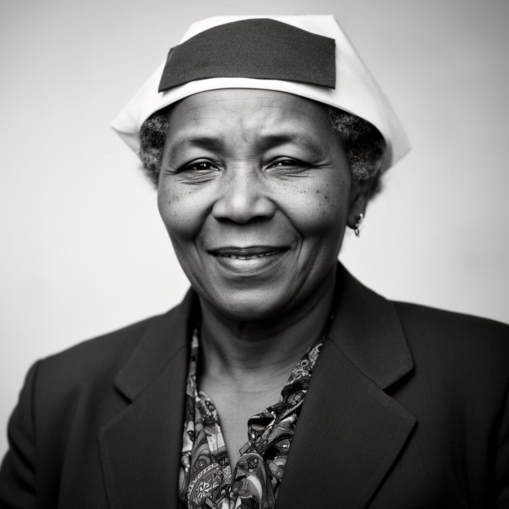 AI-generated illustration of Evelyn Ntoko Mase