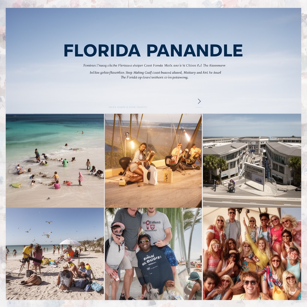 AI-generated illustration of Florida Panhandle