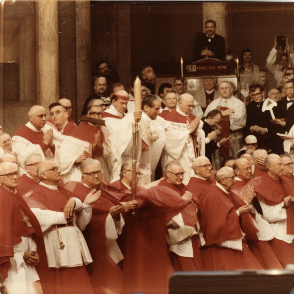 AI-generated illustration of 1978 papal conclave