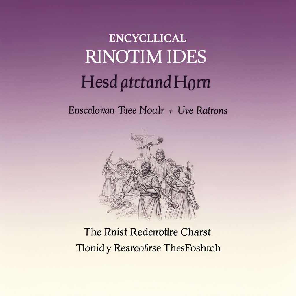 AI-generated illustration of encyclical Redemptor Hominis