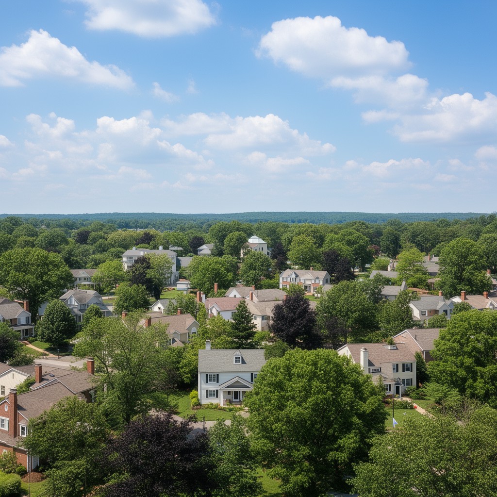 AI-generated illustration of Town of Oakton, Virginia
