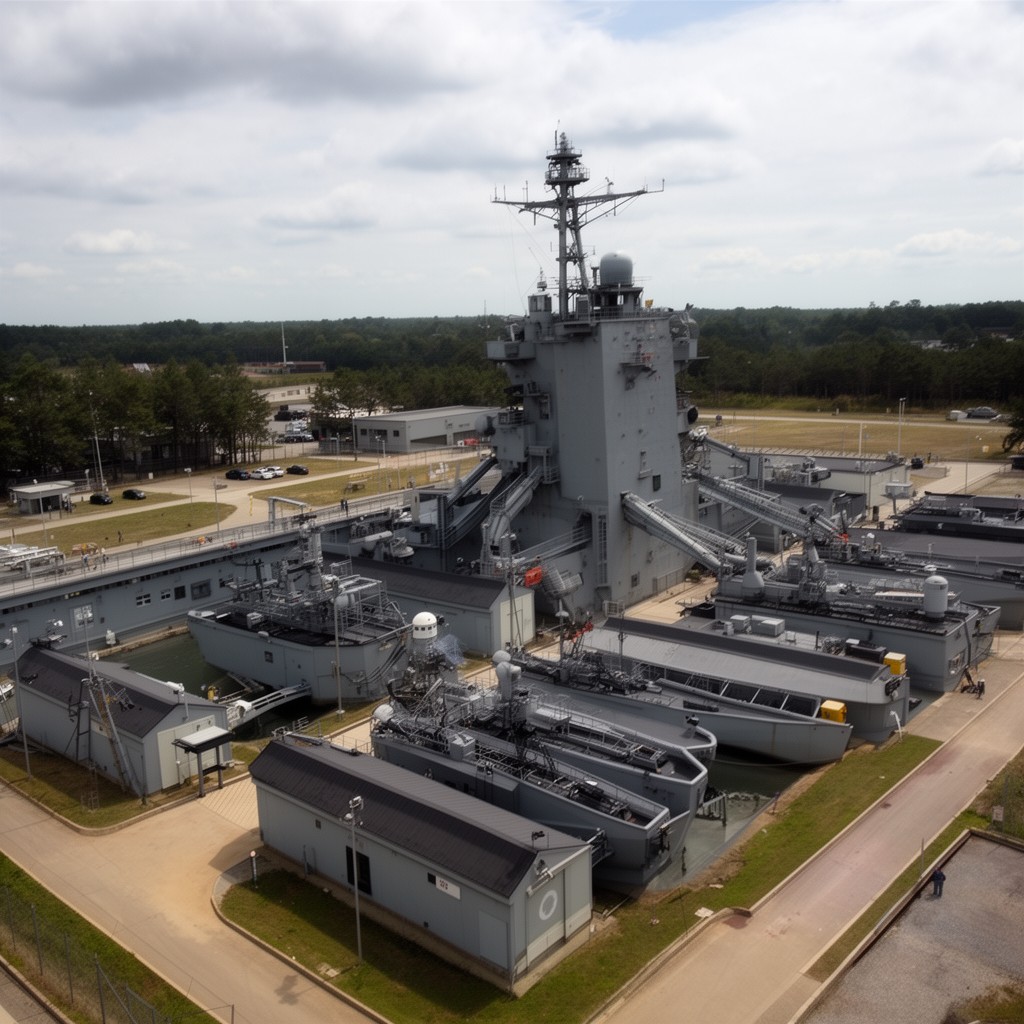 AI-generated illustration of Naval Surface Warfare Center, Carderock Division