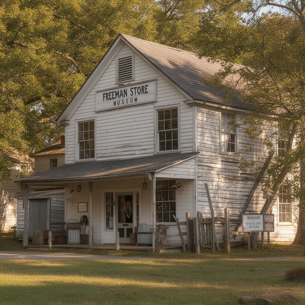 AI-generated illustration of Freeman Store and Museum