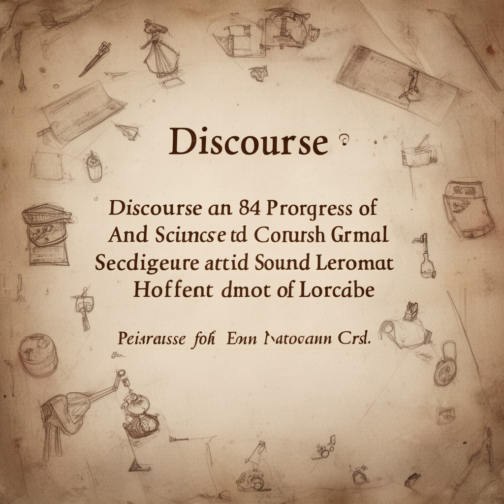AI-generated illustration of Discourse on the Arts and Sciences