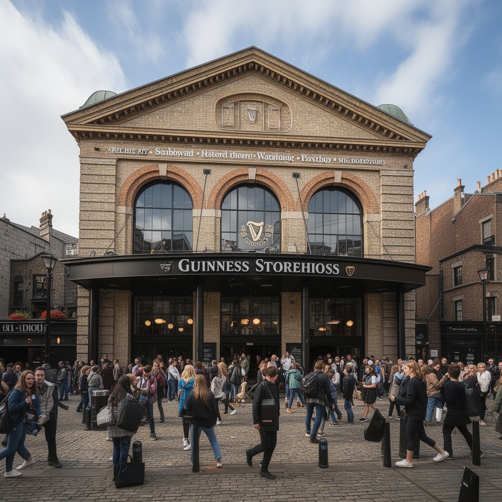 AI-generated illustration of Guinness Storehouse