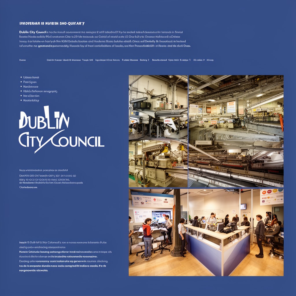 AI-generated illustration of Dublin City Council