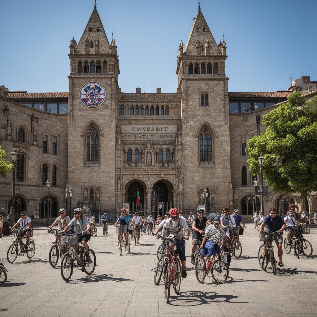 AI-generated illustration of University of Barcelona